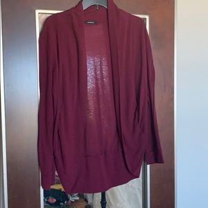 Burgundy Cardigan